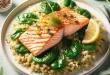 Herzgesundheit - Lachs mit Quinoa-Spinat